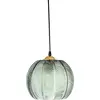 Image de Bloomingville Hängeleuchte Adar, Farbe Grün, aus Glas, D22xH20 cm, 40 W