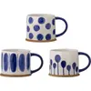 Image de Ensemble De Mugs Bloomingville Grès 450 Ml 11 Cm 3 Pièces