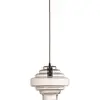 Image de COLLECTION CRÉATIVE | Suspension Ilua, couleur marron, verre | Diamètre 27 cm x Hauteur 23 cm | 82063049