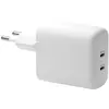 Image de dbramante1928 re-charge - Adaptateur secteur - 20 Watt - 3 A - PD/PPS - 2 connecteurs de sortie (24 pin USB-C) - blanc - Europe - Neuf