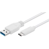 Image de Microconnect USB3.1CA02W câble USB USB 3.2 Gen 1 (3.1 Gen 1) 0,2 m USB C USB A Blanc - Neuf