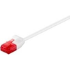 Image de MicroConnect - Câble de réseau - RJ-45 (M) à RJ-45 (M) - 15,0m - UTP - CAT 6 - sans crochet, torsadé - blanc (V-UTP615W-SLIM)