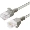 Image de MicroConnect - Câble de réseau - RJ-45 (M) à RJ-45 (M) - 15,0m - UTP - CAT 6 - sans crochet, torsadé - gris (V-UTP615-SLIM)