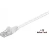 Image de Microconnect V-UTP505WVP 5m Cat5e U/UTP (UTP) Weiß Netzwerkkabel (V-UTP505WVALUEPACKAGE)