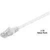 Image de Microconnect V-UTP505WVP câble de réseau Blanc 5 m Cat5e U/UTP (UTP) - Neuf