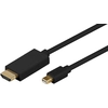 Image de Microconnect MDPHDMI2B câble vidéo et adaptateur 2 m DisplayPort HDMI Type A (Standard) Noir - Neuf