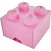 Image de Boîte À Jouets Lego Brick 4 Avec Tiroir 40051738 Rose