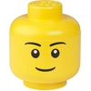 Image de Boîte de rangement pour tête de minifigurine LEGO garçon