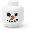 Image de LEGO 40310815 Tête de rangement LEGO STORAGE HEAD SNOWMAN, S, blanche