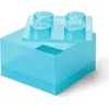 Image de LEGO 40090802 Brique de rangement LEGO STORAGE BRICK 4 GLITTER, bleu clair
