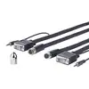 Image de Vivolink PROVGASCW10 câble VGA 10 m VGA (D-Sub) Noir - Neuf