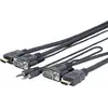 Image de Vivolink PROVGAHDMIFLY7 câble vidéo et adaptateur 5 m VGA (D-Sub) + 3,5 mm HDMI Type A (Standard) Noir - Neuf