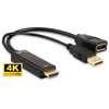 Image de Microconnect HDMDPP1 câble vidéo et adaptateur 0,15 m HDMI Type A (Standard) DisplayPort Noir - Neuf