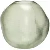 Image de Hubsch Vase En Verre Vert Clair Design Organique