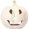 Image de Bougeoir, citrouille, h: 15 cm, d: 15 cm, blanc, 2pièces - CC Hobby Décoration - CCH-50559