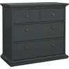 Image de Commode - Gris 48,50 x 96,20 x 86,90 cm (h)