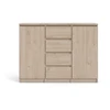 Image de Nada Sideboard 2 portes et 4 tiroirsReproduction Hickory.