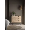 Image de CALICOSY - Commode double 6 tiroirs avec piètement métallique L101,8 cm - JOYCE