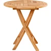 Image de Oviedo Table de jardin, Ø 70 cm, en teck.