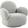Image de Messina fauteuil fonction pivotante gris clair.
