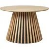 Image de Osaka table basse Ø70cm placage chêne.