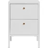 Image de Dalby commode 2 tiroirs blanc.