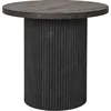 Image de Boavista table d'angle Ø48cm marron foncé.