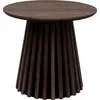 Image de Osaka table basse table d’angle placage chêne fumé.