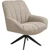 Image de Dora fauteuil fonction tournante grise.