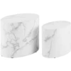 Image de Mice table basse lot de 2 pièces. blanc.
