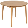 Image de Montreux table de salle à manger Ø115/154cm avec plateaux supplémentaires naturel.