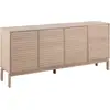 Image de Linley buffet 4 portes plaqué chêne.