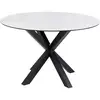 Image de Heaven table de salle à manger Ø119cm blanc.