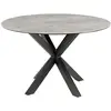 Image de Heaven table de salle à manger Ø119cm gris.