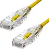 Image de Proxtend ultra slim cat6 u/utp cu lszh câble ethernet jaune 5m