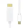Image de ProXtend MDP1.2-HDMI-003W câble vidéo et adaptateur 3 m Mini DisplayPort Blanc - Neuf