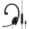 Image de Casque filaire EPOS ADAPT 130 USB II supra-auriculaire pour bureau, USB type A, noir
