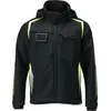 Image de Veste Softshell avec capuche Noir/Jaune Hi-Vis, taille L MASCOT 23002-246-0917