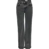 Image de Noisy May Jeans Femme NMYOLANDA NW WIDE JEANS AZ391DG FWD NOOS gris W26L32