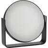 Image de Zone Denmark miroir de table Ume, miroir cosmétique, miroir, grossissement 5x, aluminium laqué / verre, Black, 28222