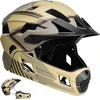 Image de Casque de vélo intégral pour enfants 6-12 | Sand | Crazy Safety | EN1078