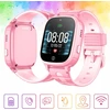 Image de Smartwatch pour enfants KW-310 Signal SOS, entrée pour carte Sim, appareil photo, podomètre, réveil, jeux, GPS, étanche IP67