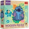 Image de Puzzle en bois aux formes irrégulières Lilo et Stitch, 50 pièces, 19,8 x 25,8 cm, dans une boîte de 20 x 20 x 6 cm