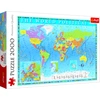 Image de Puzzle Carte du Monde XXL - 2000 Pièces d'Aventure par TREFL
