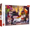 Image de Puzzle TREFL 2000 Soirée Chat 27126
