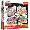 Image de Trefl Puzzle 4w1 Minnie z przyjació mi (34355)