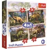 Image de Trefl TREFL Puzzle 4 in 1 set Dinosaurs
