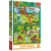 Image de PUZZLE CUBES 2x24 Petit dinosaure. /JurassicWorld 34437