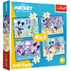 Image de TREFL PUZZLE 4in1 Mickey Mouse Funny Occurrences 34669