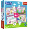 Image de Puzzle 4 en 1 (12 15 20 24)   Peppa Loves Adventures   Trefl 34672
